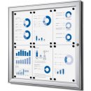 Jansen Display vnitřní uzamykatelná vitrína základní 6 x A4