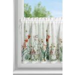 EUROFIRANY KRÁTKÁ ZÁCLONA NA PÁSCE NEMEZJA 150X60 CM KVĚTY – Hledejceny.cz