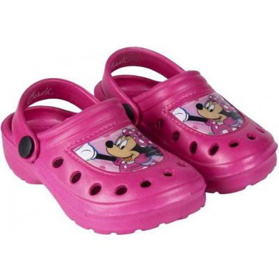 Dětské gumové pantofle nazouváky Minnie Mouse Růžová
