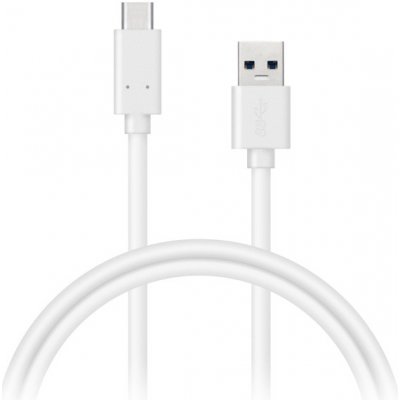 Connect IT CI-1179, USB-C kabel 2m bílý – Zbozi.Blesk.cz