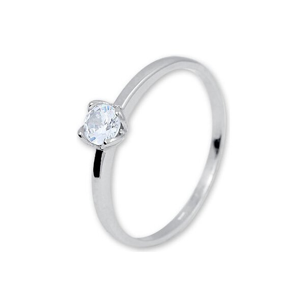 Brilio zásnubní prsten z bílého zlata se zirkonem 226 001 01077 07 od 2 493  Kč - Heureka.cz