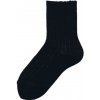 Knitva ponožky z vlny Černá