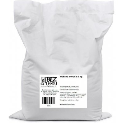 Život bez lepku Ovesná mouka hladká 5 kg – Sleviste.cz