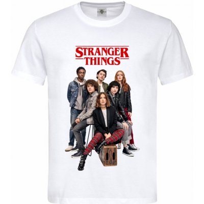 Tričko Stranger Things | Heroes Bílá – Hledejceny.cz