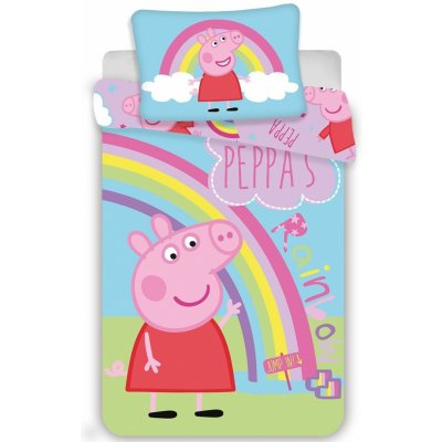 Jerry Fabrics povlečení Peppa Pig 016 100 x 135 , 40 x 60 cm – Sleviste.cz