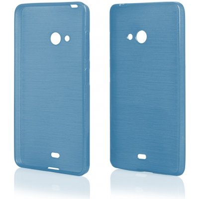 Pouzdro JELLY Case Metallic Microsoft Lumia 540 modré
