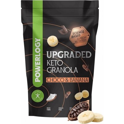 Powerlogy Upgraded Keto Granola Choco and Banana 350 g – Zboží Dáma