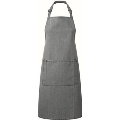 Premier Workwear Pracovní zástěra za krk s kapsou PR154 Grey Denim Pantone Cool Gray 10C 72x86cm – Hledejceny.cz