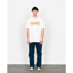 Thrasher Flame logo white