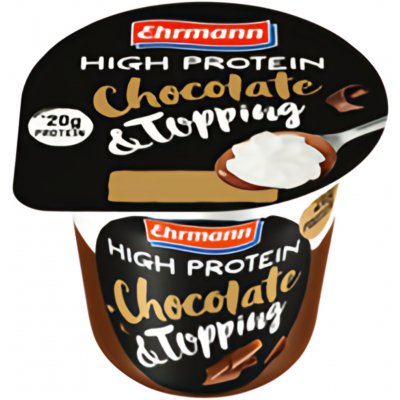 Ehrmann High Protein Chocolate & Topping with protein 200 g – Zboží Mobilmania