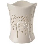Indecor aroma lampa keramická strom života bílá 10 x 10 x 14 cm – Sleviste.cz