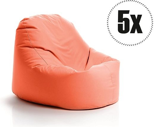 SakyPaky 5 sedacích vaků Klííídek oranžová