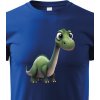 Dětské tričko dětské triko Brachiosaurus, modrá