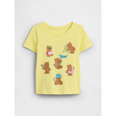 GAP Baby tričko Brannan Bear s logem Žlutá – Sleviste.cz