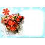 Aria Vánoční obálky 177 x 120 mm - Červená ozdoba OB103 – Zboží Dáma