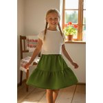 Glara Lotika dívčí lněná sukně Lesní vánek 1180041 – Hledejceny.cz
