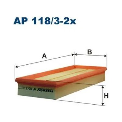 FILTRON Vzduchový filtr AP 118/3-2x – Hledejceny.cz