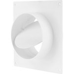 DALAP 1511 Spojka vnitřní 100 mm s montážním rámečem 150 x 134 mm a zpětnou klapkou – Hledejceny.cz