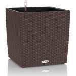 Lechuza Cube Cottage Květináč Mokka 40 cm – Hledejceny.cz