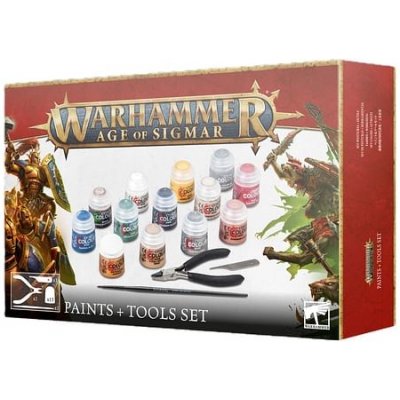 GW Warhammer Age of Sigmar: Paints and Tools Set – Zboží Živě