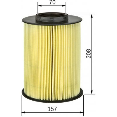 BOSCH F 026 400 492 Vzduchový filtr (F026400492) | Zboží Auto