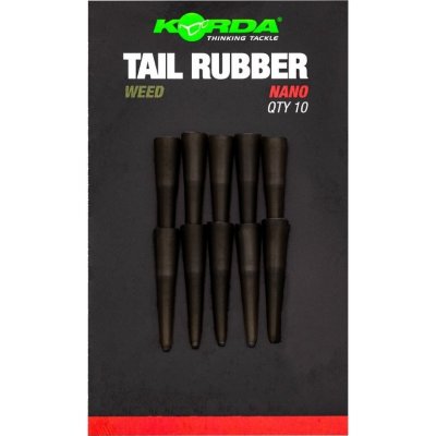 Korda Převlek Tail Rubbers Nano Weed 10 ks – Zboží Mobilmania