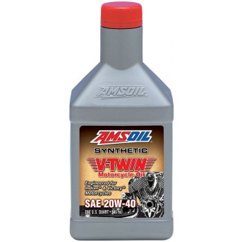 Amsoil Synthetic V-Twin Motorcycle Oil 20W-40 946 ml