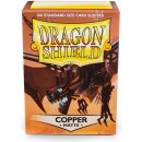 Sběratelská karta Dragon Shield Matte Copper obaly 100 ks