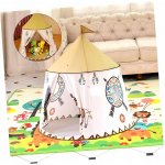KIK Stan Teepee Wigwam s domečkem na hraní 110 cm KX7933 – Zboží Dáma