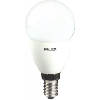 McLED LED žárovka 5,5W E14 kapka 4000K neutrální bílá