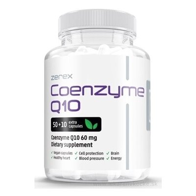 Zerex Coenzym Q10 60 mg 60 kapslí – Hledejceny.cz