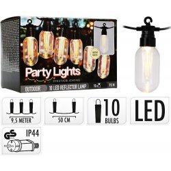 PROGARDEN KO-AF5300220 Světelný řetěz LED PARTY 10 žárovek 9,5 m