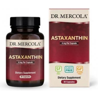 Dr. Mercola Astaxanthin, 4 mg, 30 kapslí