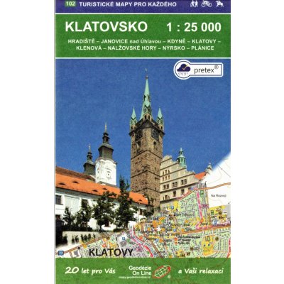 Klatovsko 1:25 000 (2020, 1. vydání, GOL_102, pretex) – Hledejceny.cz