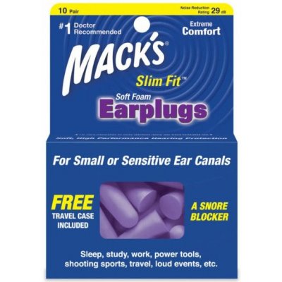 Mack´s Špunty do uší na spaní Mack's Slim Fit 1 pár – Zboží Mobilmania