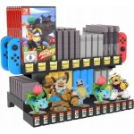 JYS Organizér / Herní stojan pro GAME BOY / SNES / N64 / NES / FC / SFC / HVC-MR / NDS3 / 3DS a konzole pro Nintendo Switch / Switch OLED / NS198 – Hledejceny.cz