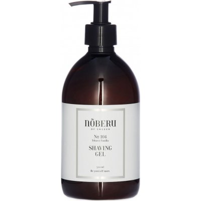 Noberu Tobacco Vanilla transparentní gel na holení 500 ml – Hledejceny.cz