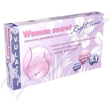 Woman Secret Right Time ovulační test proužkový 20 ks