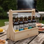 Nosič na pivo dřevěný na 10 lahví – Hledejceny.cz