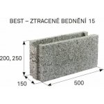 BEST-ZTRACENÉ BEDNĚNÍ 15/20CM PŘÍRODNÍ (nízké) – Zboží Mobilmania