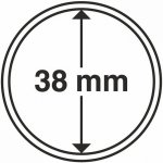 LEUCHTTURM Bublinky na mince100 ks Ø 38 mm – Sleviste.cz