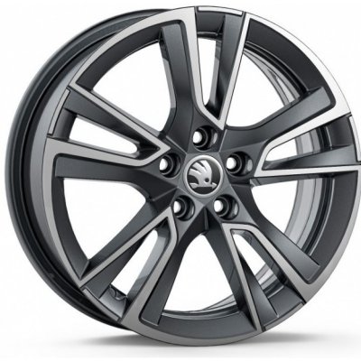 Škoda PROXIMA 6x16 5x100 ET45 anthracite – Zboží Mobilmania