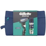 Gillette Dárková sada: Mach3 holicí strojek + 1 Břit + gel Series 200 ml + Taška – Zbozi.Blesk.cz