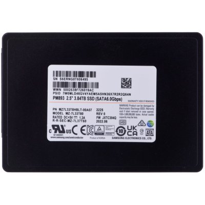 Samsung PM893 3,8TB, MZ7L33T8HBLT-00A07