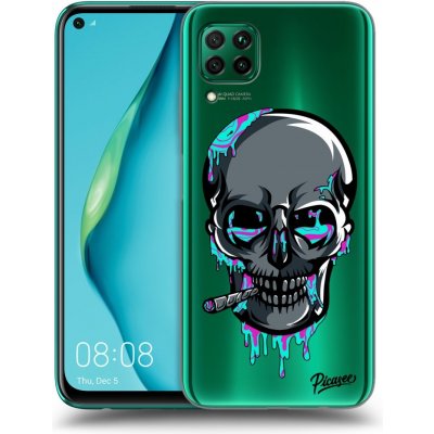 Pouzdro Picasee silikonové Huawei P40 Lite - EARTH - Lebka 3.0 čiré – Zboží Mobilmania