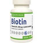 Nutrihouse Vitamín B7 D-biotin 100 tablet – Hledejceny.cz