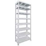 Biedrax Regál 60 x 90 x 210 cm 8 polic – Hledejceny.cz