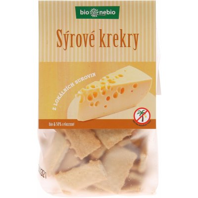 BioNebio Bio sýrové krekry 130 g – Zboží Mobilmania