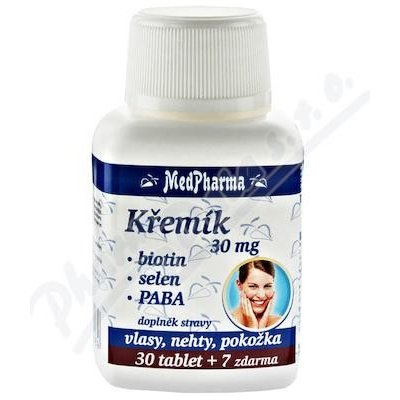 MedPharma Křemík 30mg+Biotin+PABA tbl.37