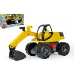 Lena Bagr žlutočerný Giga Trucks plast 80 cm – Zboží Mobilmania